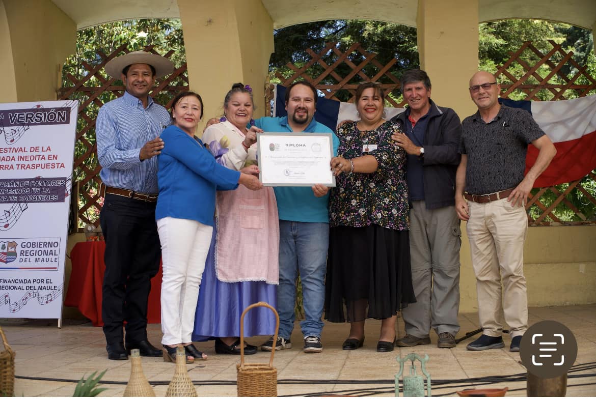 SEGUNDA EDICIÓN DEL FESTIVAL DE LA TONADA INÉDITA CON GUITARRA TRASPUESTA EN CAUQUENES